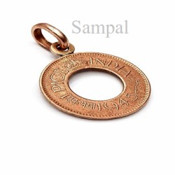 Copper Coin Pendent with Hole – Tambe Ka Sikka for Lal Kitab Remedies